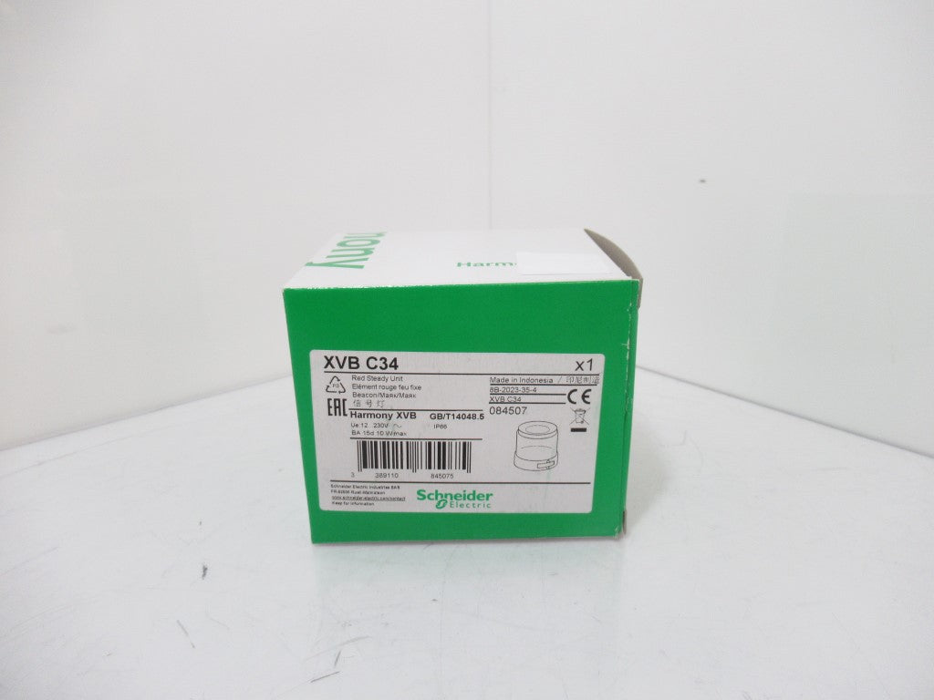 Schneider Electric XVBC34 Indicating Bank, 70mm, Red, 10 W, 250V AC/DC