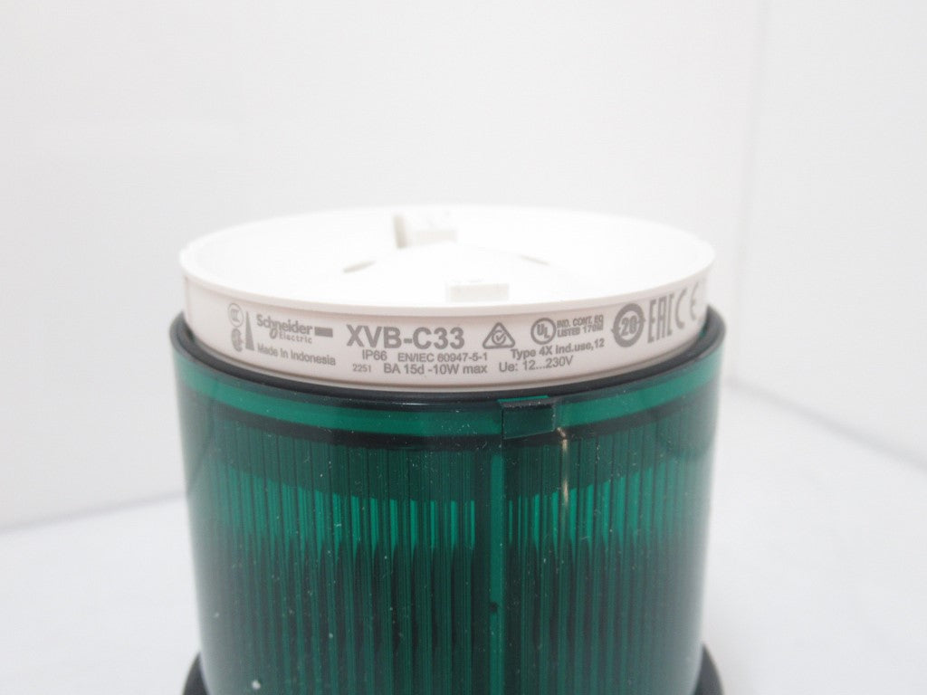 XVBC33 XVB-C33 Schneider Electric Harmony Stack Light Green 70mm