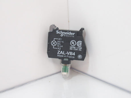 Schneider Electric ZAL-VB4 Harmony Light Block For Head 22mm, 24V AC/DC, Red, Led