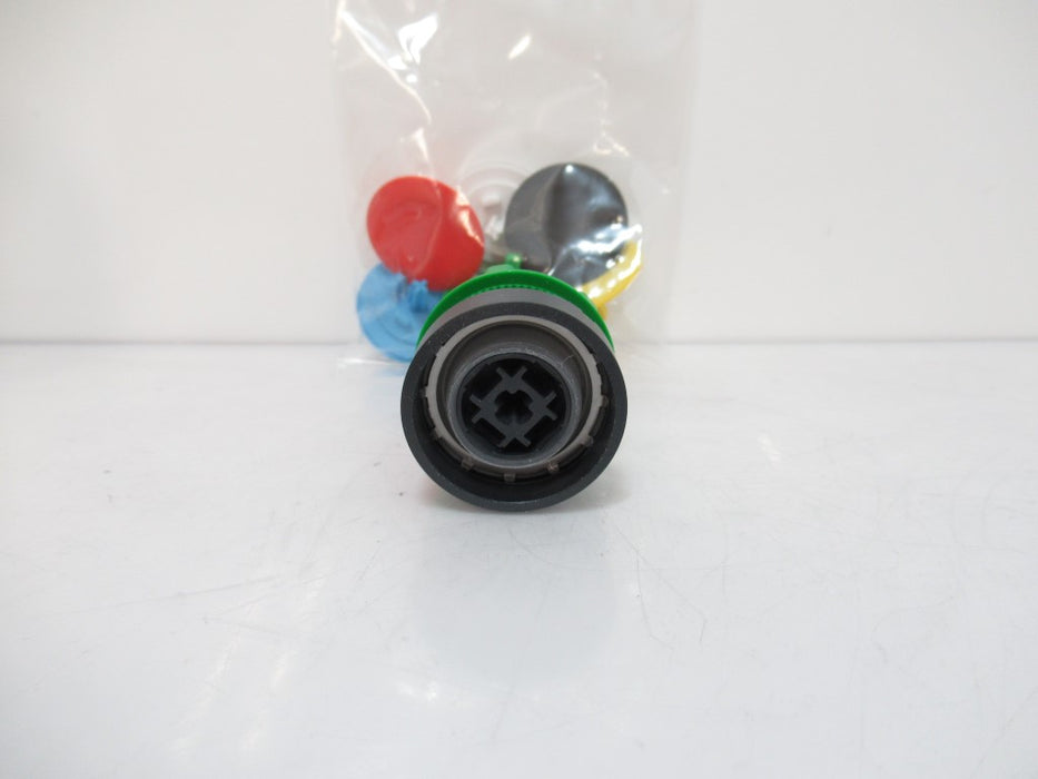 Schneider Electric ZB5AA9 Harmony XB5 Push Button Head With 6 Coloured Caps