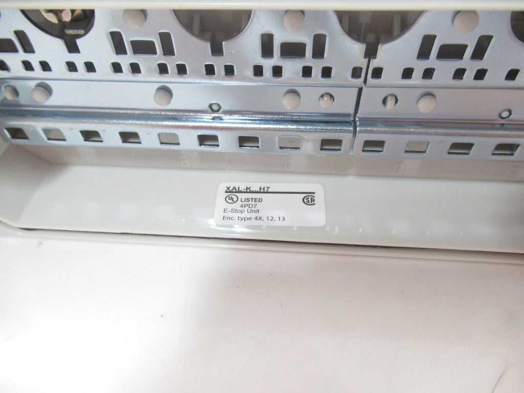 Schneider Electric XALD05H7 Harmony Empty Control Station, 5 Holes, 22 mm