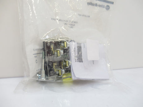 Allen Bradley 800T-XA4 Contact Shallow Block 2 NC Series D, Surplus