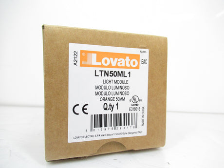 Lovato LTN50ML1 Orange Light Module, 50mm