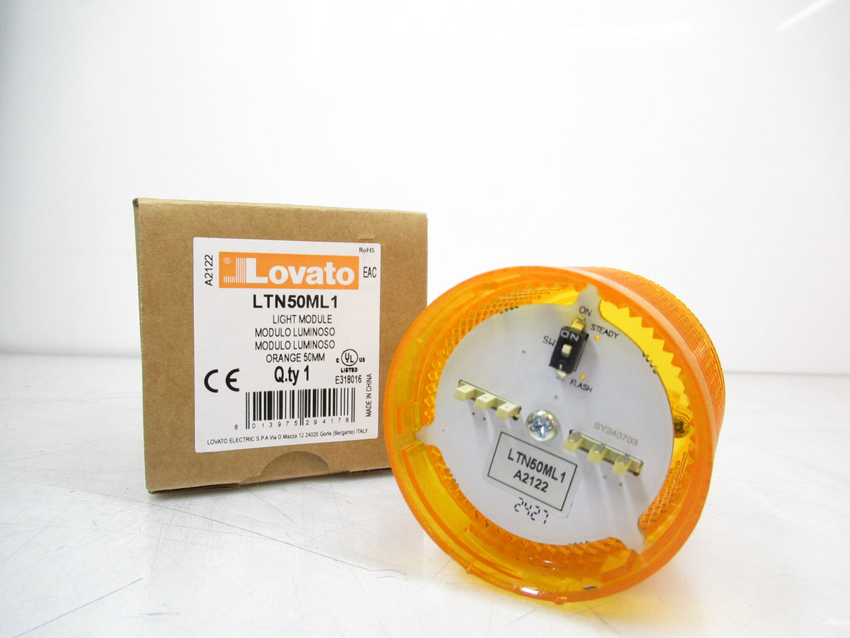 Lovato LTN50ML1 Orange Light Module, 50mm