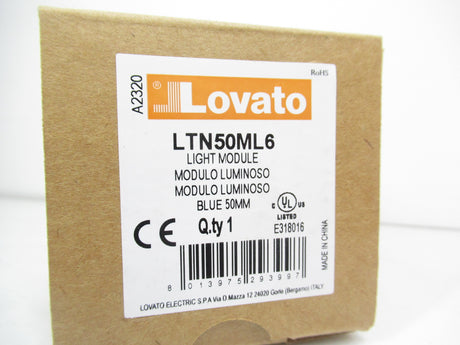 Lovato LTN50ML6 Blue Light Module, 50mm