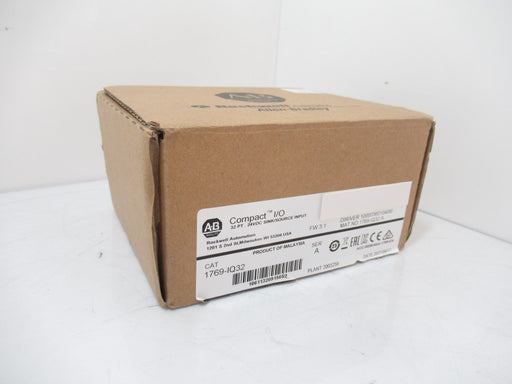 Allen Bradley 1769-IQ32 CompactLogix 32-Point, Input Module, 24V DC, Series A