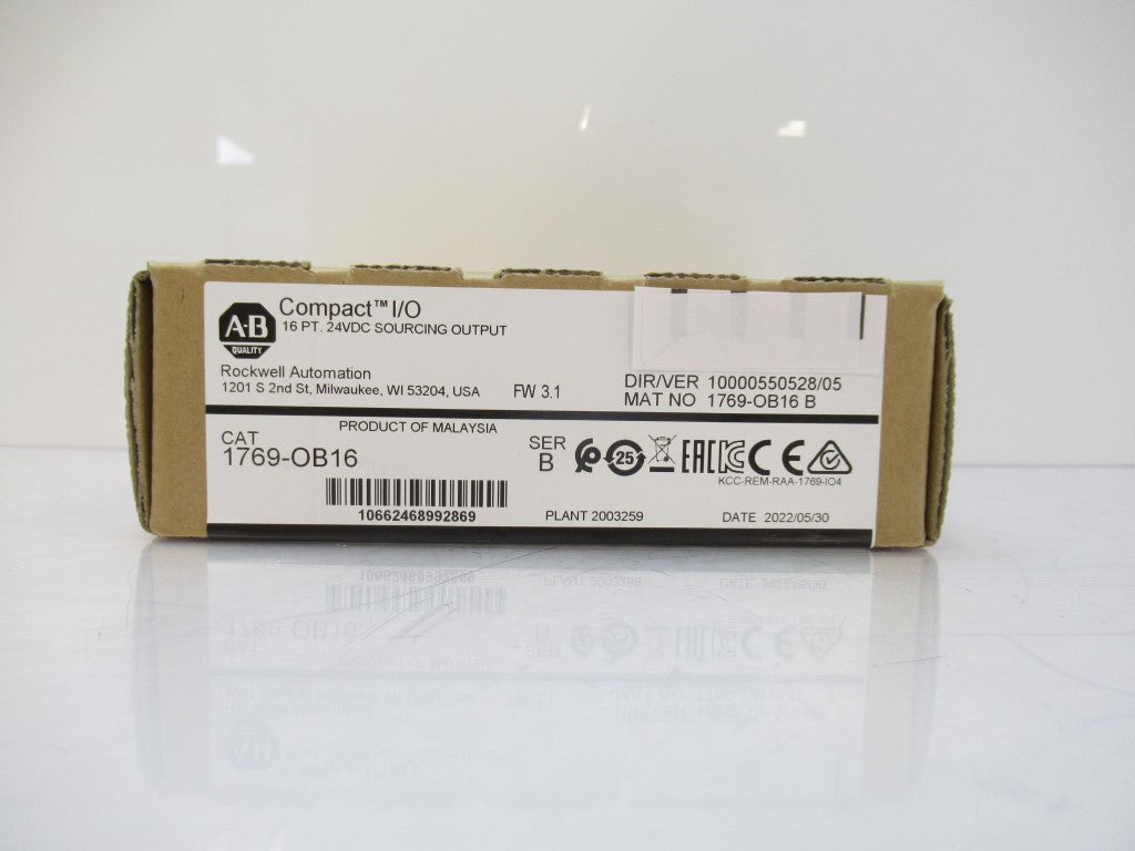 SURPLUS SEALED 1769-OB16 1769OB16 Allen Bradley CompactLogix 16-Point Series B