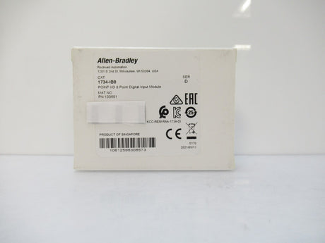 SURPLUS 1734-IB8 1734IB8 Allen Bradley POINT I/O 8 Digital Input Module Ser. D