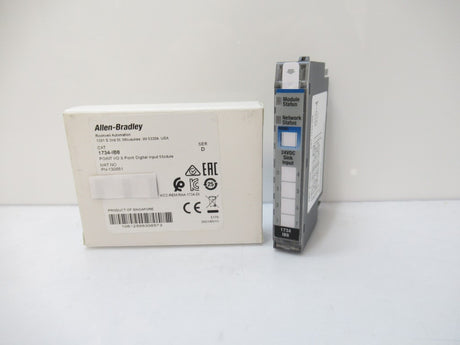 SURPLUS 1734-IB8 1734IB8 Allen Bradley POINT I/O 8 Digital Input Module Ser. D