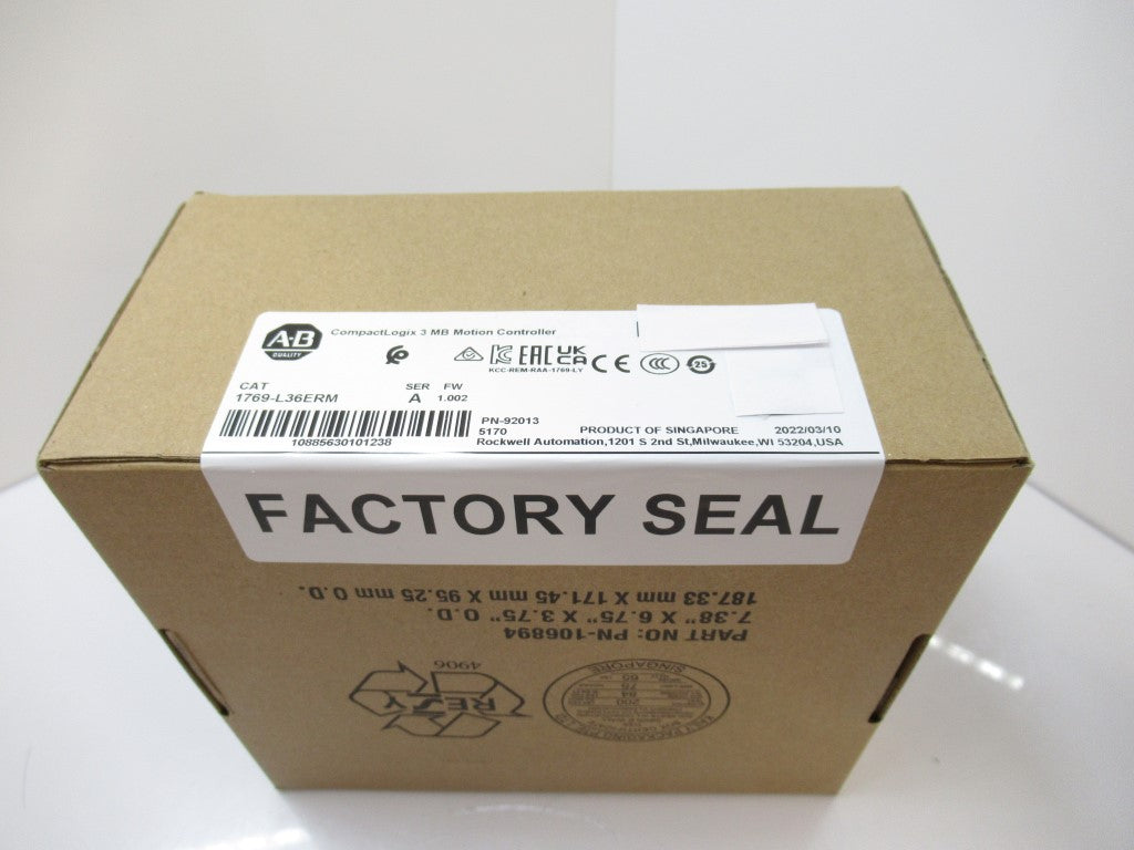 SURPLUS SEALED 1769-L36ERM 1769-L36ERM Allen Bradley CompactLogix 5370