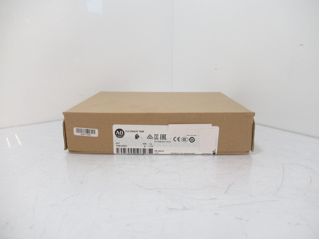 Allen Bradley 1756-EN2T EtherNet/IP Bridge Module 10/100 Mbps FE, Ser D Surplus