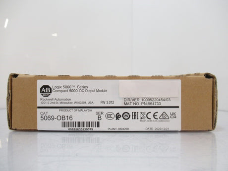 Allen Bradley 5069-OB16 Compact 5000 DC Output Module Ser. B  SURPLUS SEALED