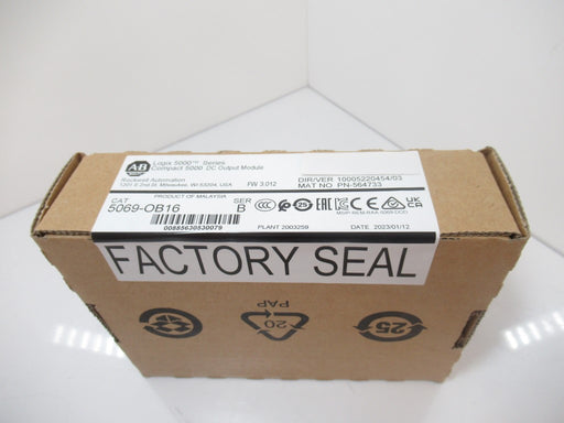 Allen Bradley 5069-OB16 Compact 5000 DC Output Module Series B SURPLUS SEALED