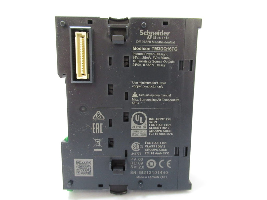 Schneider Electric Modicon TM3DQ16TG TM3 - 16 Outputs Transistor PNP