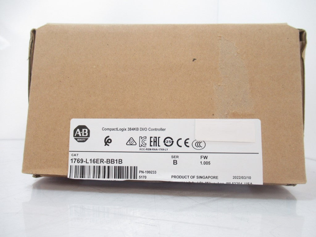 Allen Bradley 1769-L16ER-BB1B CompactLogix 5370 Ethernet Controller Surplus