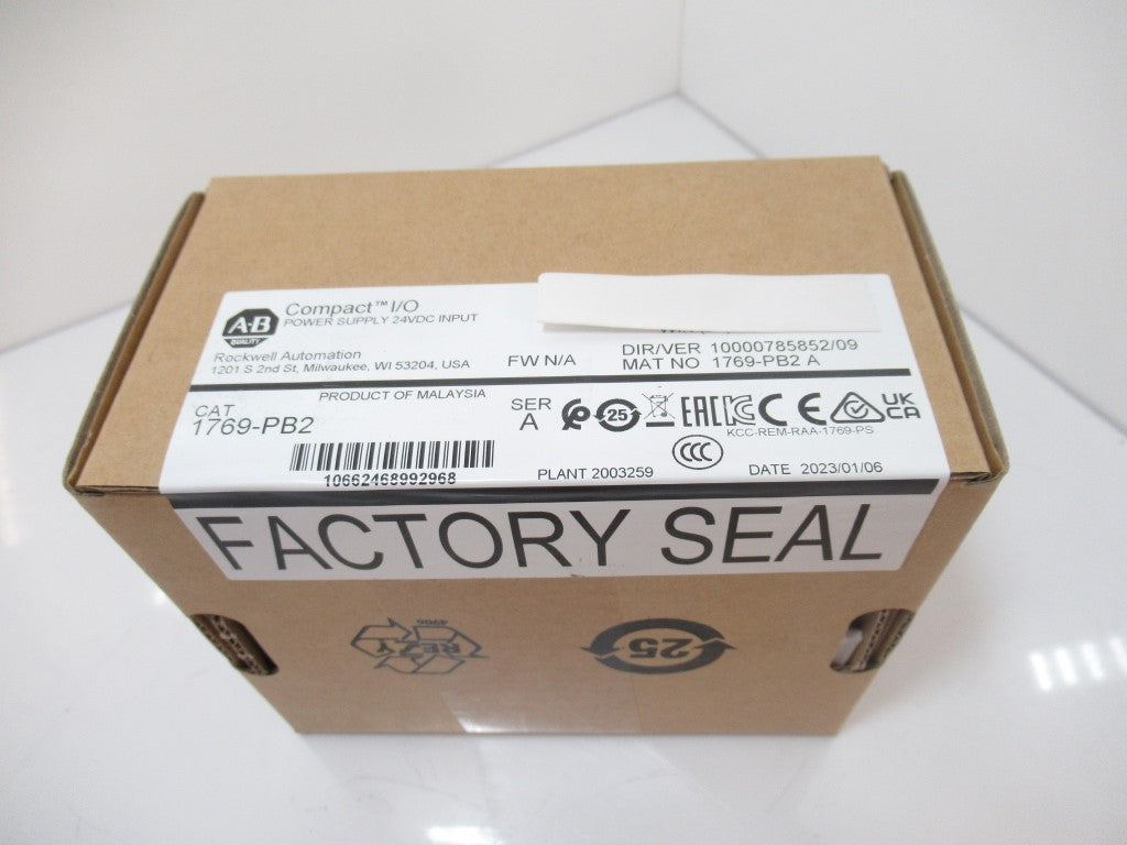 SURPLUS SEALED 1769-PB2 1769PB2 Allen Bradley CompactLogix Power Supply 24V DC