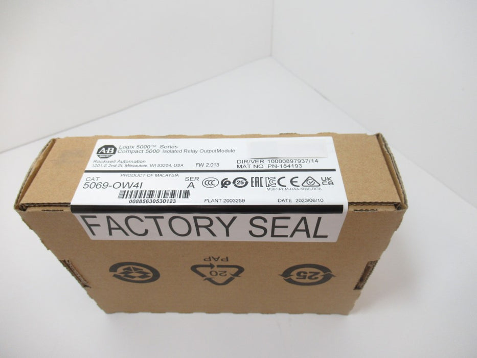 Allen Bradley 5069-OW4I CompacLogix 5000 Output Module Ser A, Surplus