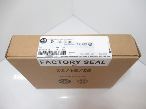 SURPLUS SEALED 1756-EN4TR 1756EN4TR Allen Bradley ControlLogix Dual Port ENet