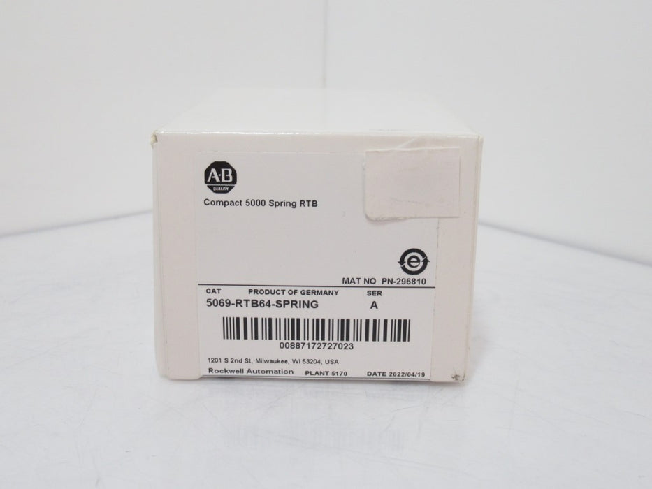 通販激安で人気 Allen-Bradley 5069-RTB64-SPRING 5069 Compact I/O