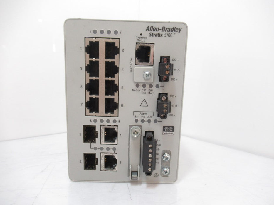 Allen Bradley 1783-BMS10CGP Stratix 5700 Ethernet Switch, 10-Port w/2-SFP, Ser A