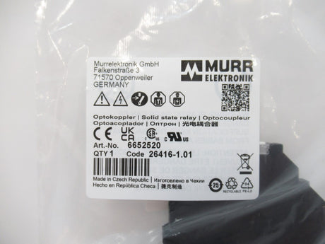 Murrelektronik 6652520 Miro TR 24V DC 10A FK Opto-Coupler Module