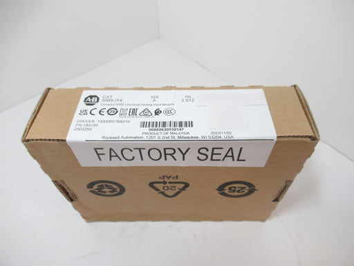 Allen Bradley 5069-IY4 Ser A Compact I/O, 4-Ch, Analog Input Module, Surplus