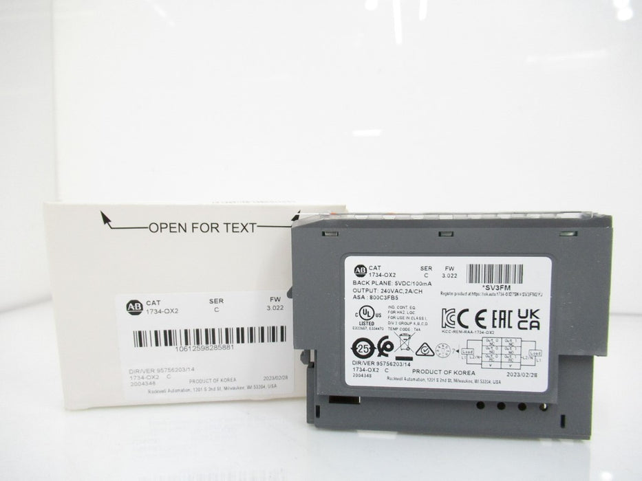 Allen Bradley 1734-OX2 Point I/O 2 Point Output Module, Surplus