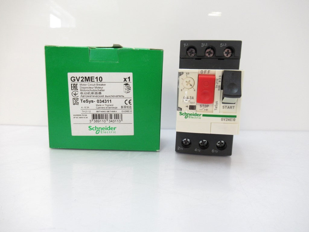 GV2ME10 Schneider Electric TeSys Motor Circuit Breaker 3 Poles