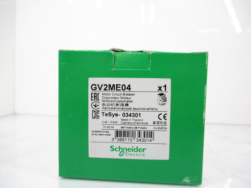Schneider Electric GV2ME04 Tesys Deca Motor Circuit Breaker
