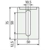 61-50870 6150870 Marbett Bracket Spacer Made In Black Polyamide, Sold By Unit