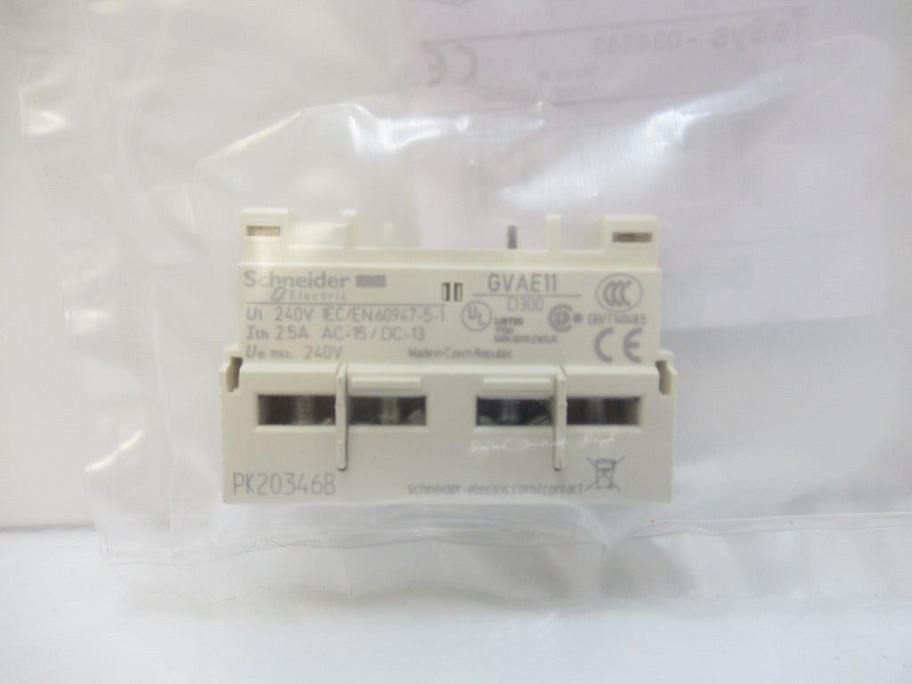 Schneider Electric TeSys GVAE11 Plug In Auxiliary Contact