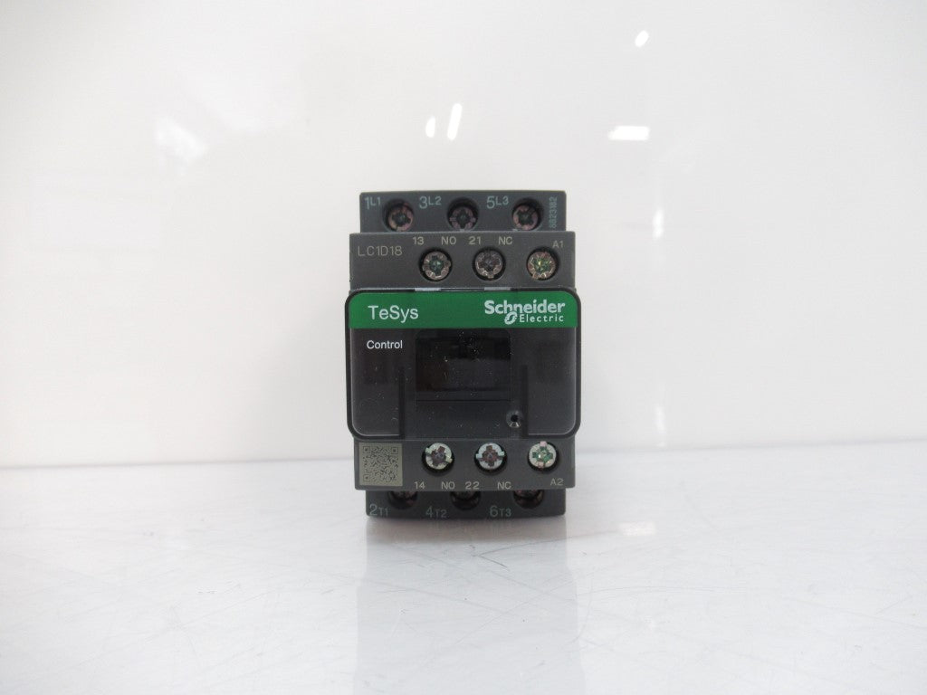 Schneider Electric LC1D18G7 TeSys Deca IEC Contactor, Nonreversing, 3 Phase, 18A