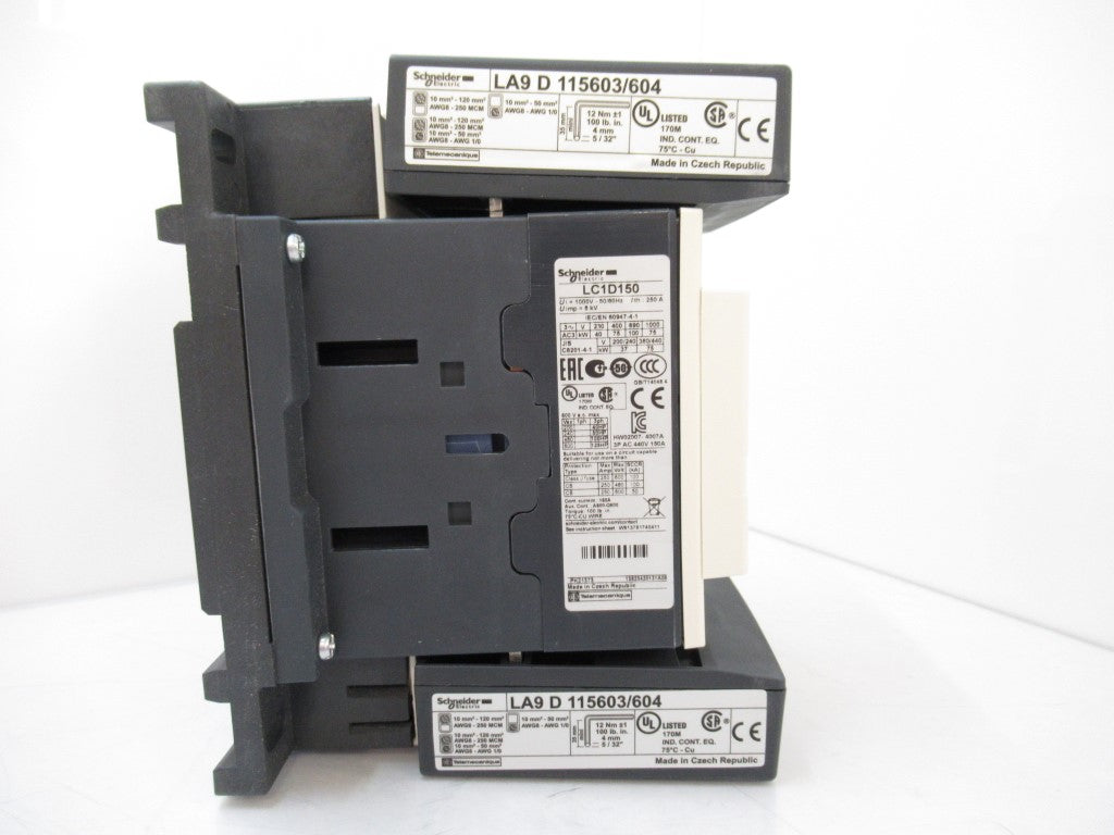 Schneider Electric LC1 D150G7 TeSys D Contactor LC1D 3-Pole 120V AC