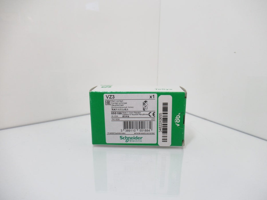 Schneider Electric VZ3 Additional Pole, Tesys Control, 63A, For V3