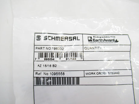 Schmersal AZ 15/16-B2 Safety Interlock Actuator Key