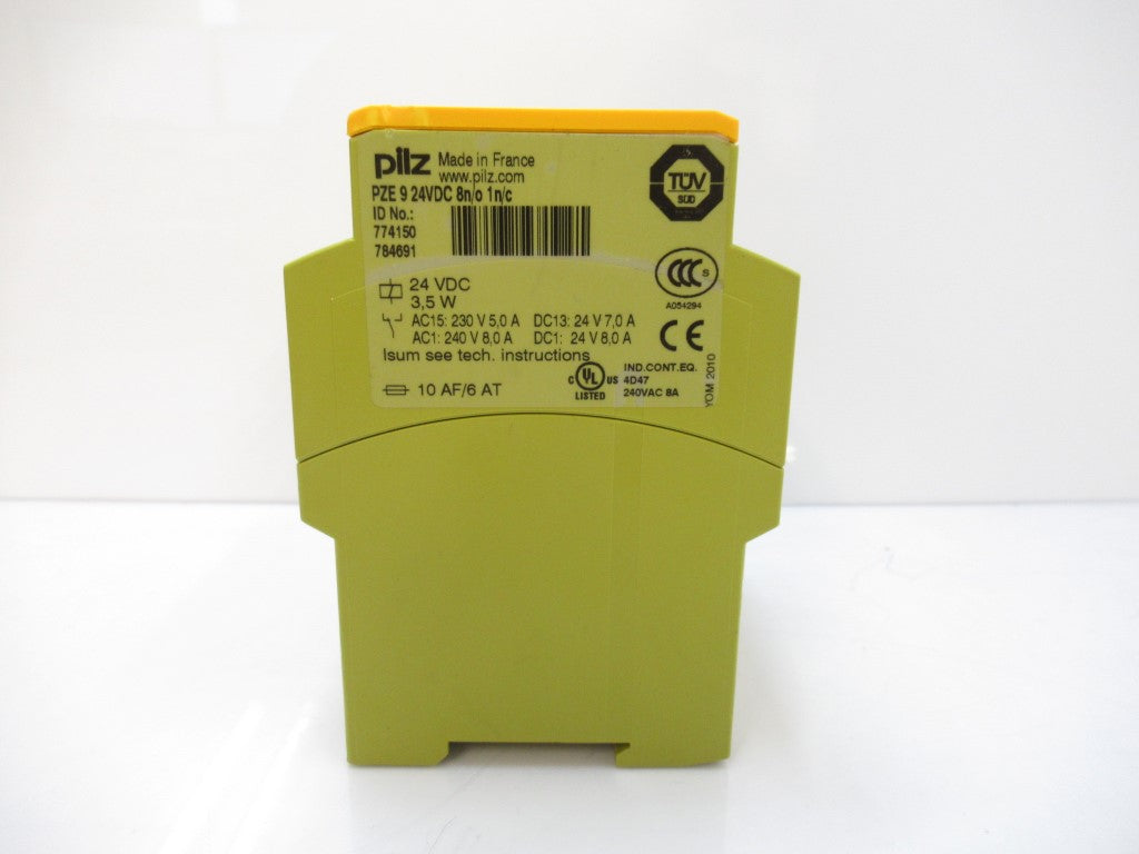 Pilz 774150 PZE 9 24VDC 8n/o 1n/c Safety Relay Expander Module