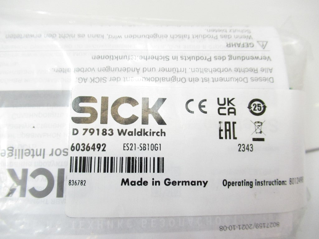 Sick ES21-SB10G1 6036492 E-Stop Complete Device