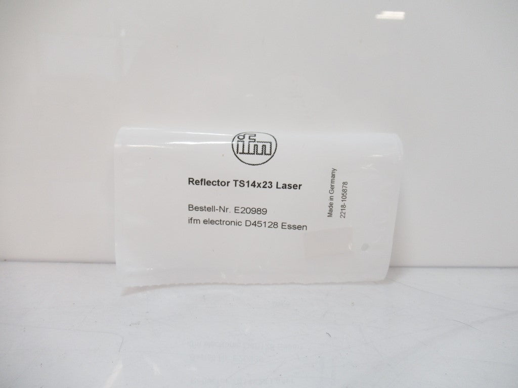 E20989 Ifm Reflector For Retro-Reflective Laser Sensors; 14x23x5mm, Sold By Unit