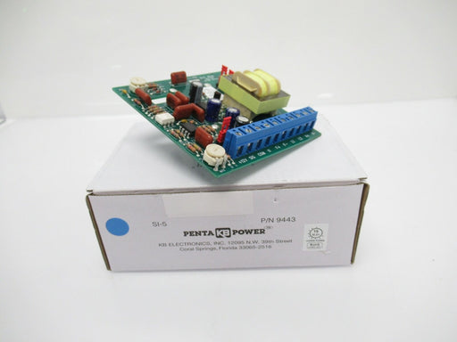 Kb Electronics SI-5 9443 Barrier Terminal Board, 115/230V AC