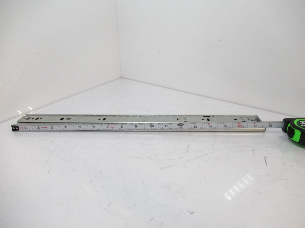 Drawer Slide 18 in 383EC2G18 Full Extension Ball Bearing, Soft-Close