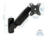 Vivo  MOUNT-V001A Pneumatic Arm Single Monitor Wall Mount For 17 To 27in Screens