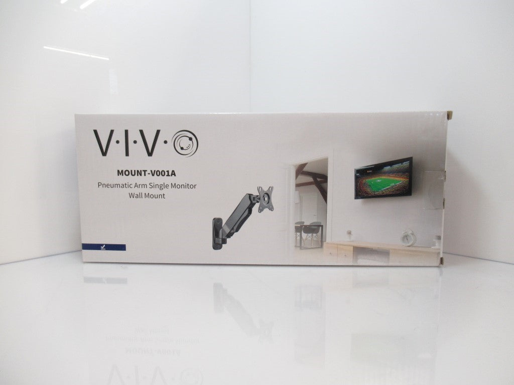 Vivo  MOUNT-V001A Pneumatic Arm Single Monitor Wall Mount For 17 To 27in Screens