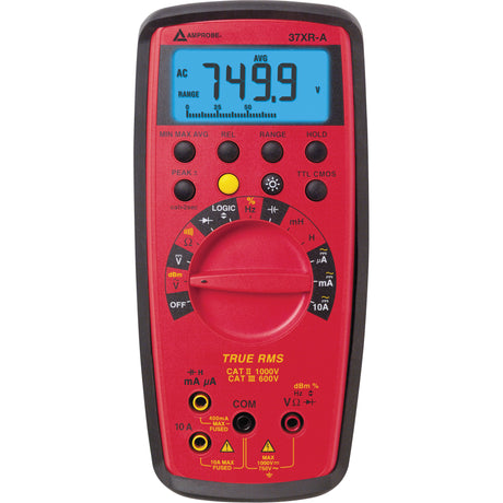 Amprobe 37XR-A Trms Digital Multimeter, AC/DC Voltage, 10 000 Counts