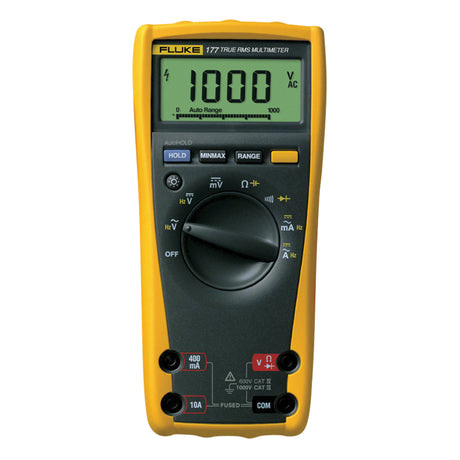 Fluke 177 True-RMS Digital Multimeter, AC/DC Voltage, 1000V