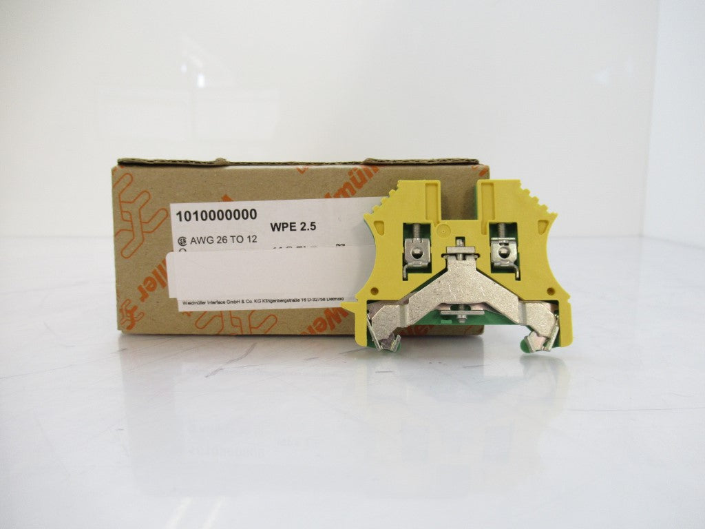 Weidmuller WPE25 1010000000 Terminal Block 300 A 2.5 mm² Green-Yellow