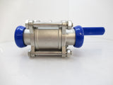 C.F.F.SS-15DM CFFSS15DM Ball Valve 1-1/2" TC, SS316, 200 PSI W.O.G