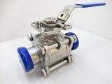 C.F.F.SS-15DM CFFSS15DM Ball Valve 1-1/2" TC, SS316, 200 PSI W.O.G