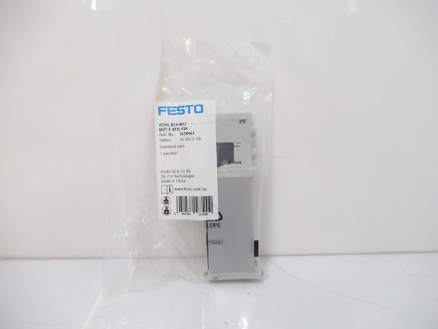 8150461 VUVG-B14-M52-MZT-F-1T1L-F1A Festo Solenoid Valve, Size 14mm, 24V DC