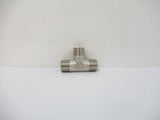 T Male Fitting A16.1/2, 1/2 in, Brass Nickel