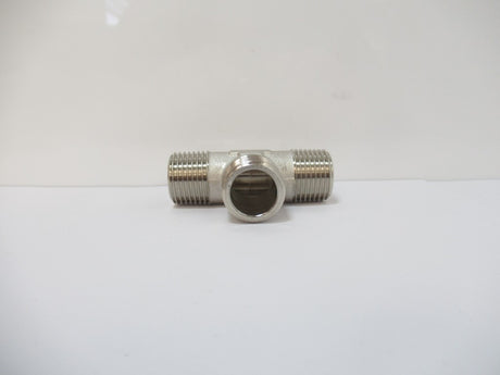 T Male Fitting A16.1/2, 1/2 in, Brass Nickel